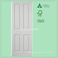 Contemporary Interior MDF White Panel Wooden Door